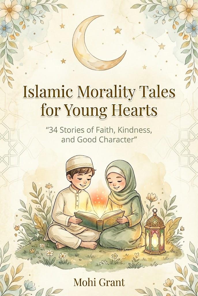 Cover of Islamic Morality Tales for Young Hearts by Mohi Grant